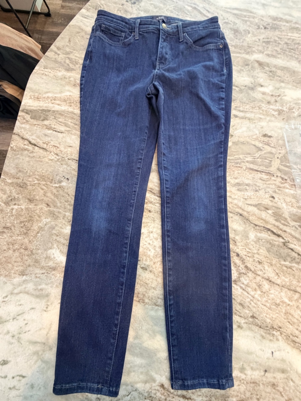 NYDJ Ami Skinny Jeans Womens Size 8 Lift Tuck Dark Wash Stretch Denim